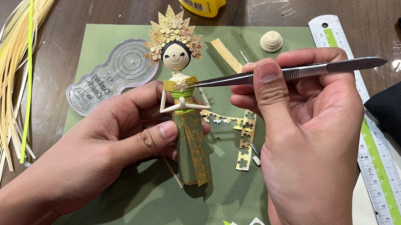 Paper Quilling Workshop in Bali